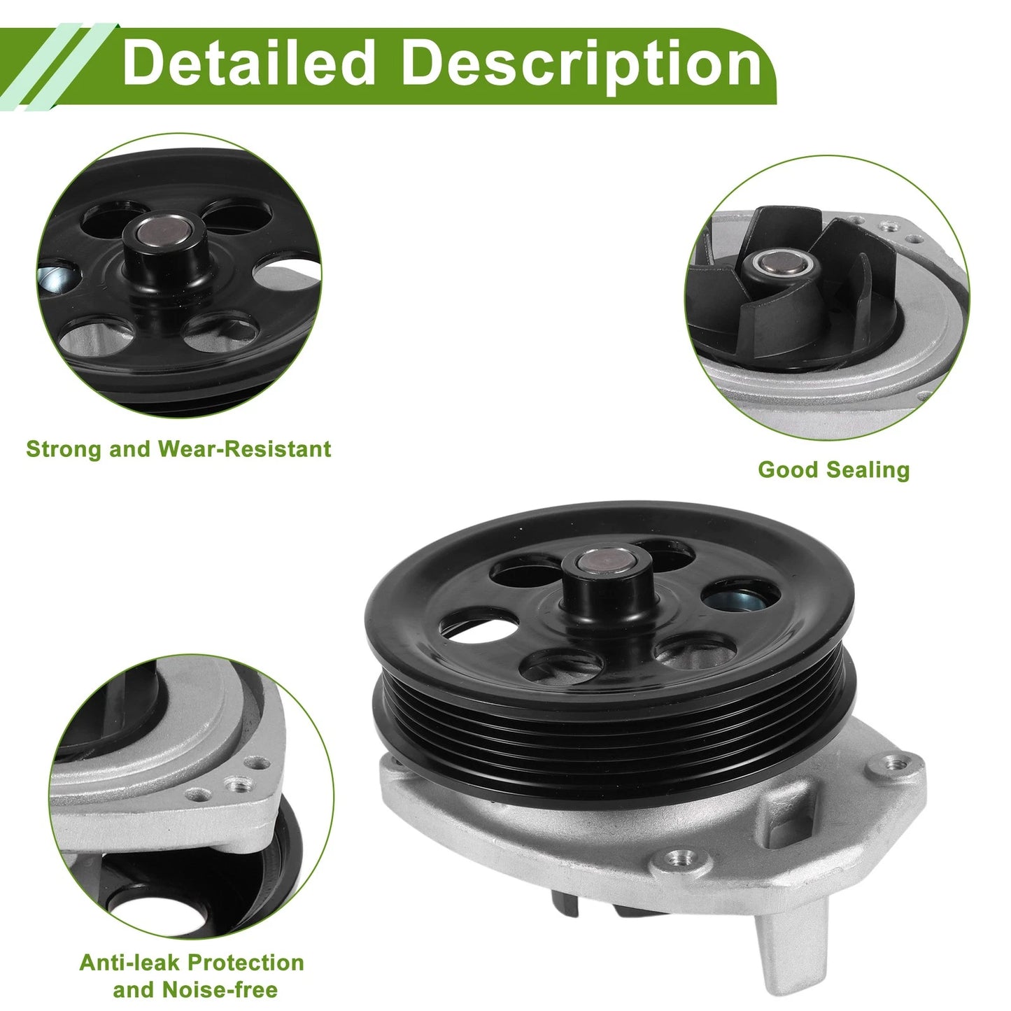 Engine Water Pump for Chevrolet Camaro (2016-2025)