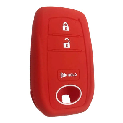 Red Remote Key Cover for Toyota Corolla, Prius, Cross, Prime (2020-2023)