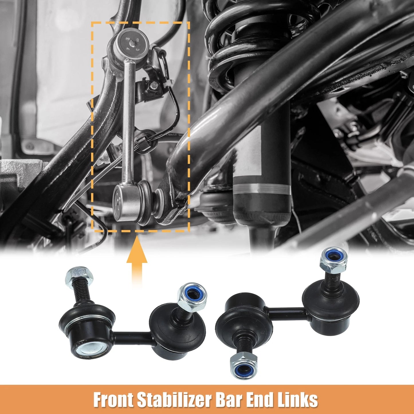 2 x Front Stabilizer Sway Bar Links for Acura RSX (2002-2006)
