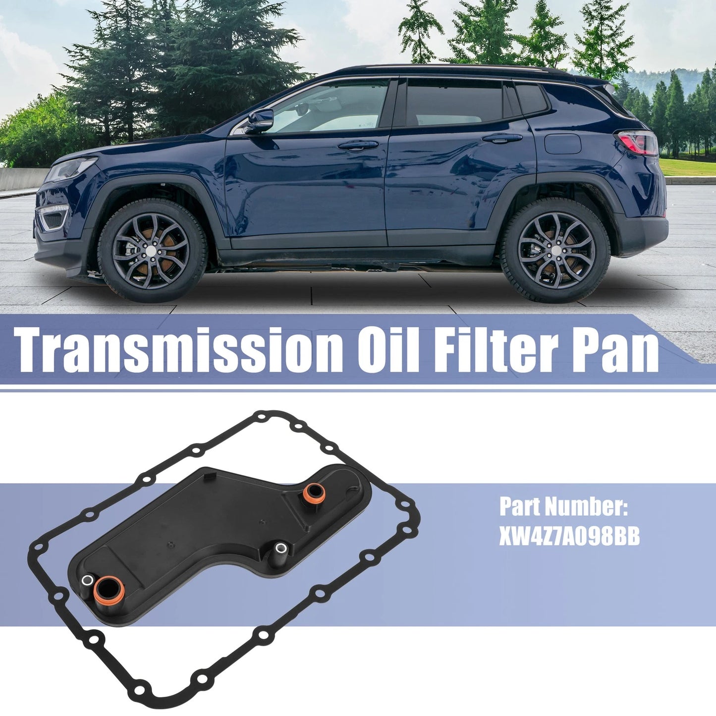 Transmission Oil Filter Pan Gasket Kit for Ford Thunderbird (2002-2005)