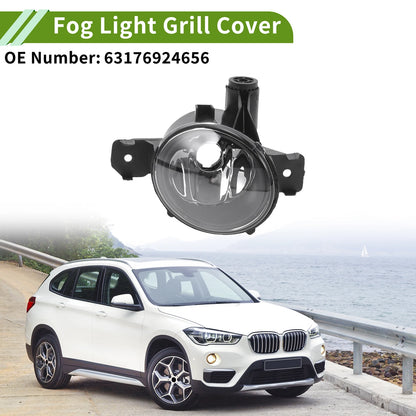 Right Fog Light Grill for BMW X1 2012-2015 1 x Clear Black