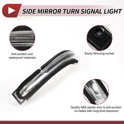 Car Mirror Turn Signal Light for Hyundai I10 Left LED (2014-2017)