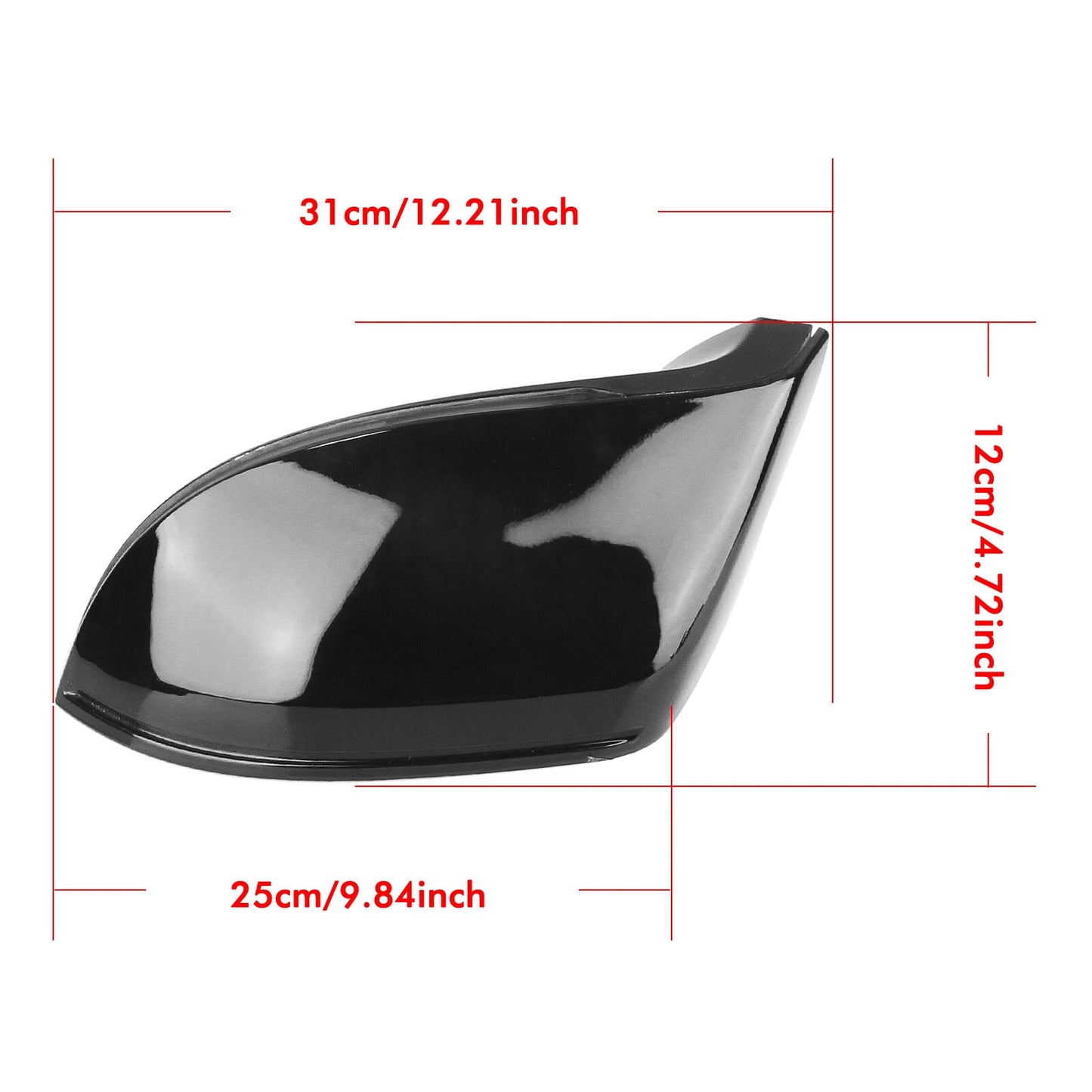 2 x Rearview Side Mirror Cover Caps for Audi A7 (2010-2018)