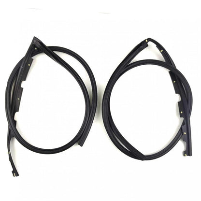 Door Rubber Seal Up Weatherstrip Pair Fits Honda Civic EG 3D Hatchback 1992-95
