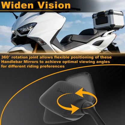 Rear View Mirrors Mount for YAMAHA TMAX530DX (17–18)