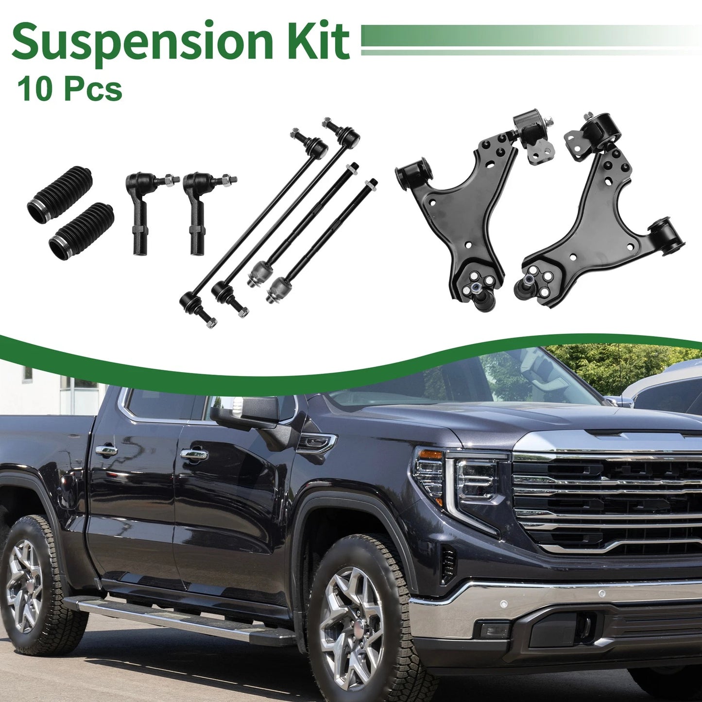 10pcs Front Suspension Kit Control Arm for Chevrolet Traverse (2009–2017)