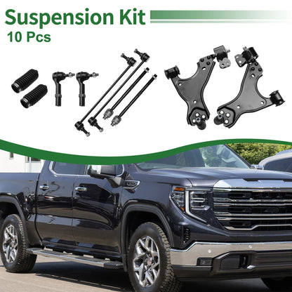 10pcs Front Suspension Kit Control Arm for Chevrolet Traverse (2009–2017)