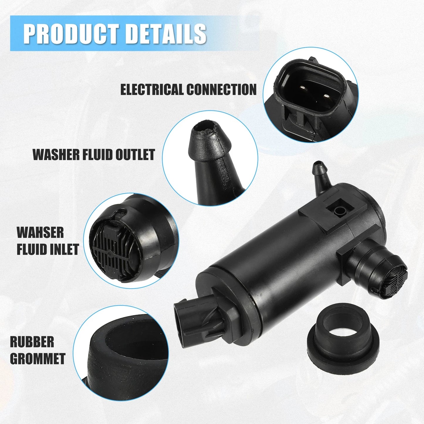 Windshield Washer Pump for Kia Cadenza (2014-2019)