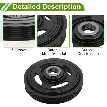 Harmonic Balancer Crankshaft Pulley for Honda Pilot (2009-2020)