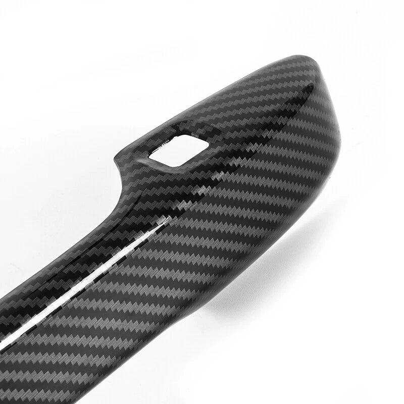 Carbon Fiber Door Handle Cover Trim for Honda Civic CR-V HR-V (2022-2023)