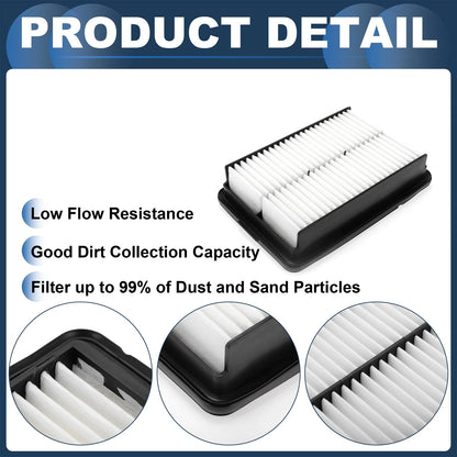 Engine Air Filter for Kia Seltos (2021-2024) 1 Pcs Long Life
