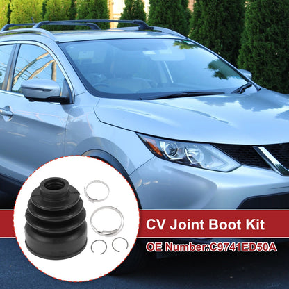 Inner CV Joint Boot Kit with Clamps for Nissan Versa (2019-2024)