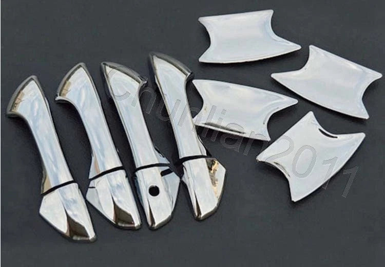 Chrome Door Handle Bowl Cup Cover Trim for Honda Accord Sedan (2008-2012) 12 x pcs
