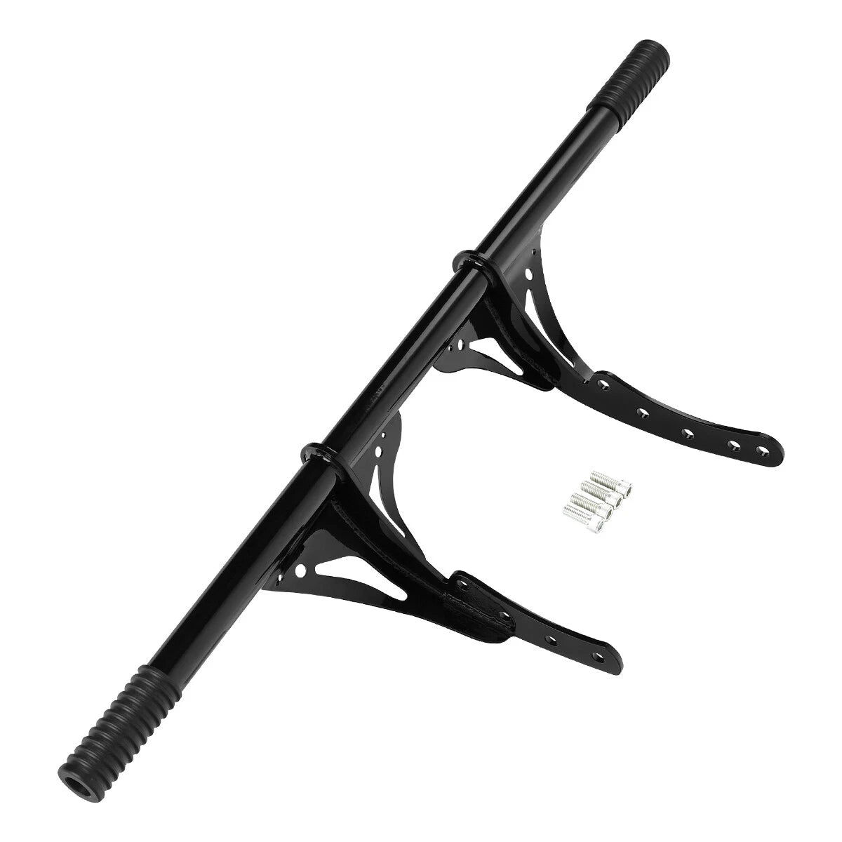 Black Highway Footpeg Crashbar for Harley Softail Low Rider Street Bob (18-25)