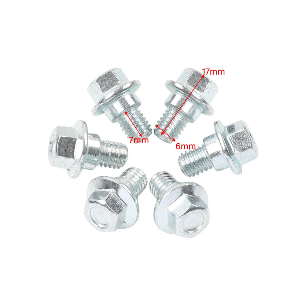 Fork Guard Bolts 6 x For Suzuki RM 85 125 250 RMZ 250 450 DR-Z400SM