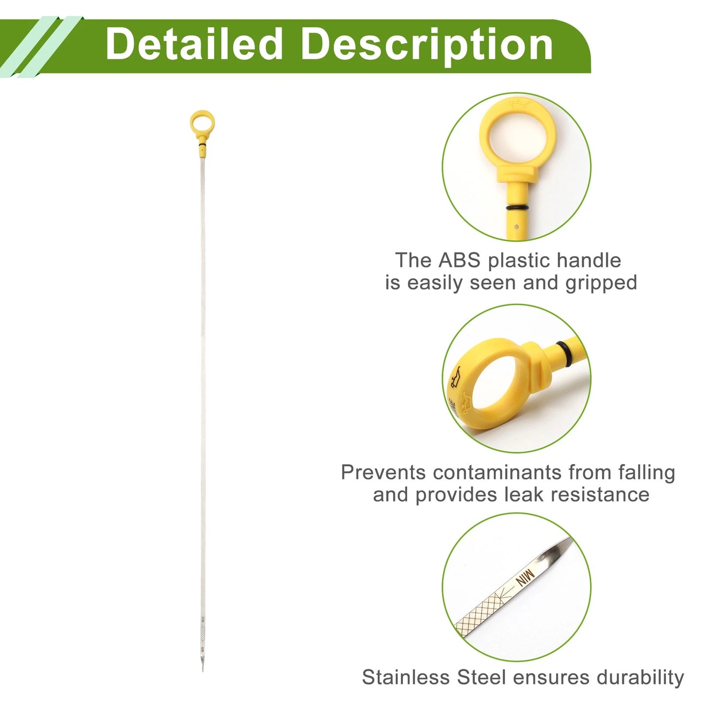 Engine Oil Dipstick for Jeep Wrangler 4 Cyl 2.4L (2003-2006)