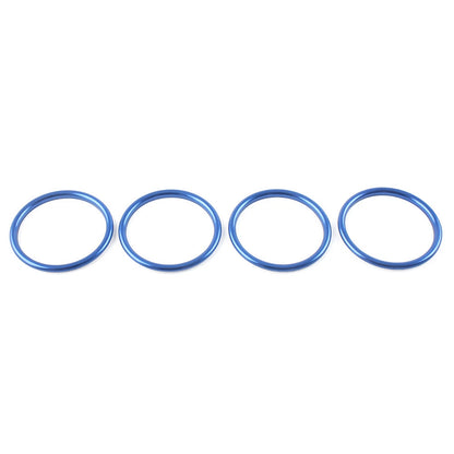 Air Condition Vent Outlet Inner Ring Trim for Audi A1 S1 2010-2018 Blue 4 x Pcs
