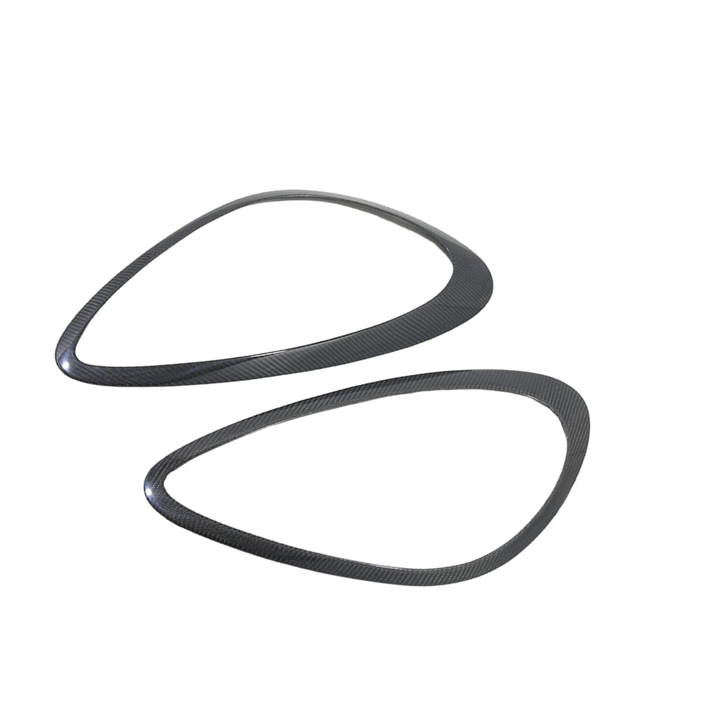 Carbon Fiber Headlight Eyebrow Covers for Porsche Cayenne 958 (2011-2014)