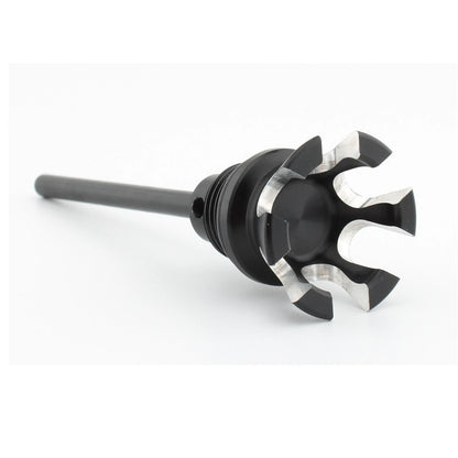 Transmission Oil Fill Plug Dipstick for Harley Fat Boy  1 x Black