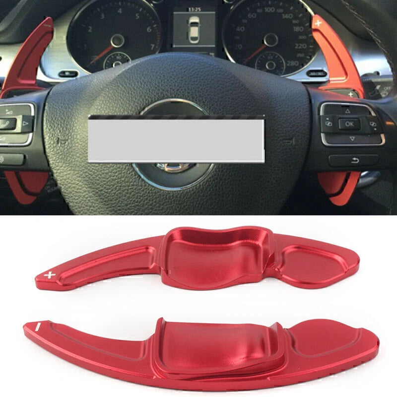 DSG Paddle Shift Extensions for VW Golf Jetta R MK5 MK6 Red (2006-2014)