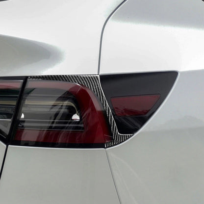 Carbon Fiber Rear Tail Light Covers for Tesla Model 3 Y (2017-2023)