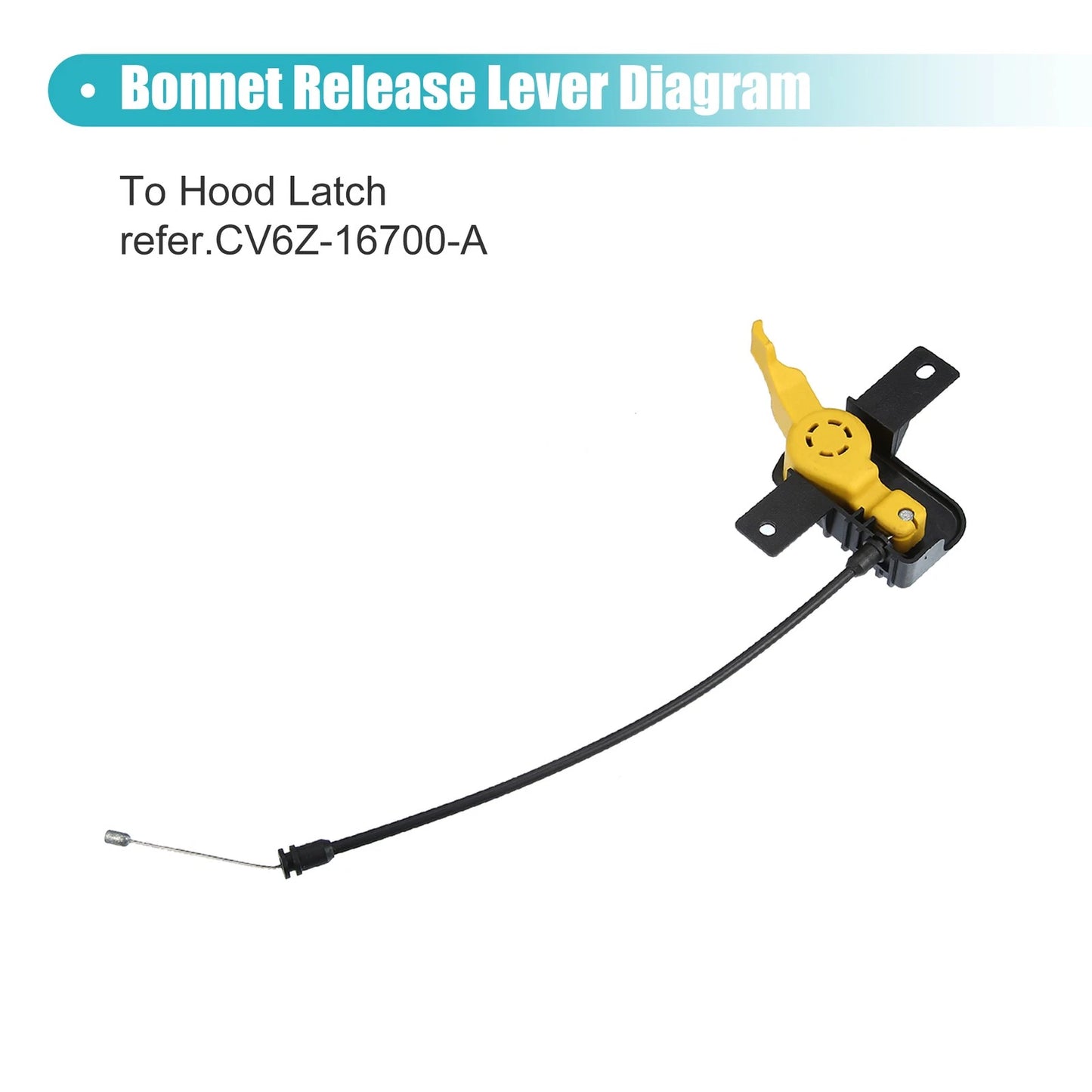 Hood Release Cable for Ford Escape, Lincoln MKC (2013-2020)