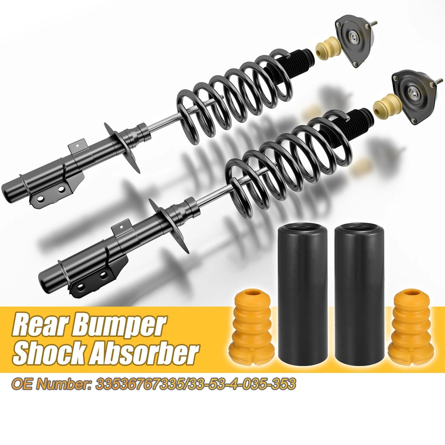 Rear Bumper Shock Absorber Dust Cover for BMW M3 (2008-2013)