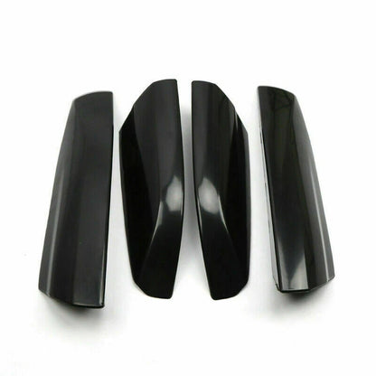 4x Glossy Black Roof Rack Cover Rail End Shell for Toyota Highlander