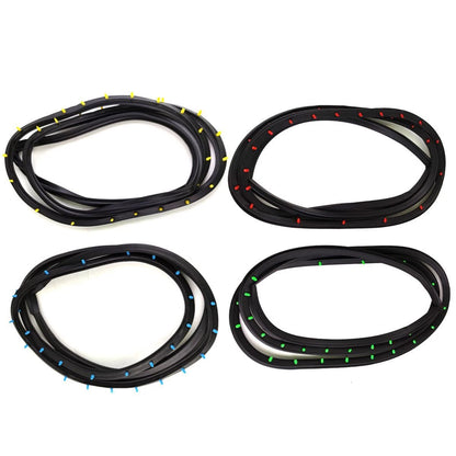 Door Weatherstrip Rubber Seal Set 4 Door Fits Mazda 616 Capella RX2 1970-78 D09