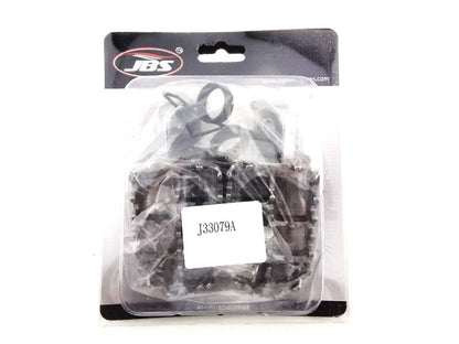 Yamaha IT175 77-83 Silver Foot Pegs Set (Left & Right)