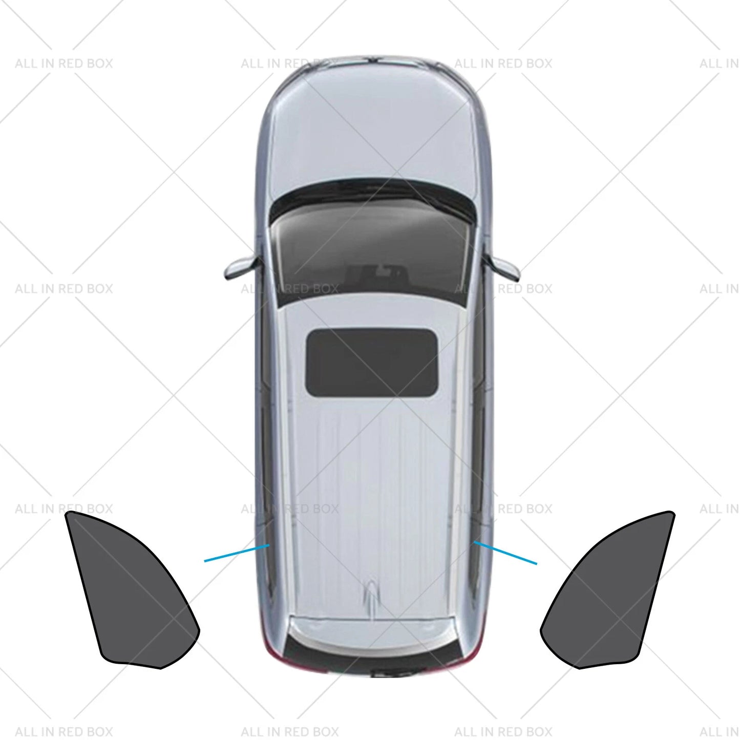 Magnetic Mesh Sun Blind Shades for BMW X5 E70 (2006-2013)
