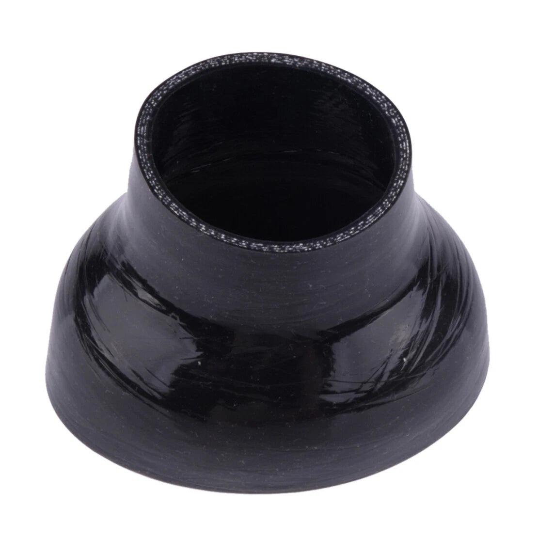 2.5"-4" Silicone Straight Reducer Intercooler Hose for Turbo Black