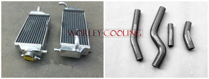 Aluminum Radiator for Yamaha WR450F WR 450 F (2012-2014) + Black Hoses