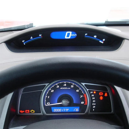Speedometer Upper Dash Display Gauge Instrument Cluster for Honda Civic (2006-2011)