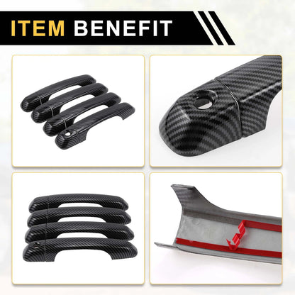 4pcs Exterior Door Handle Covers for Toyota 4Runner (2010-2019)