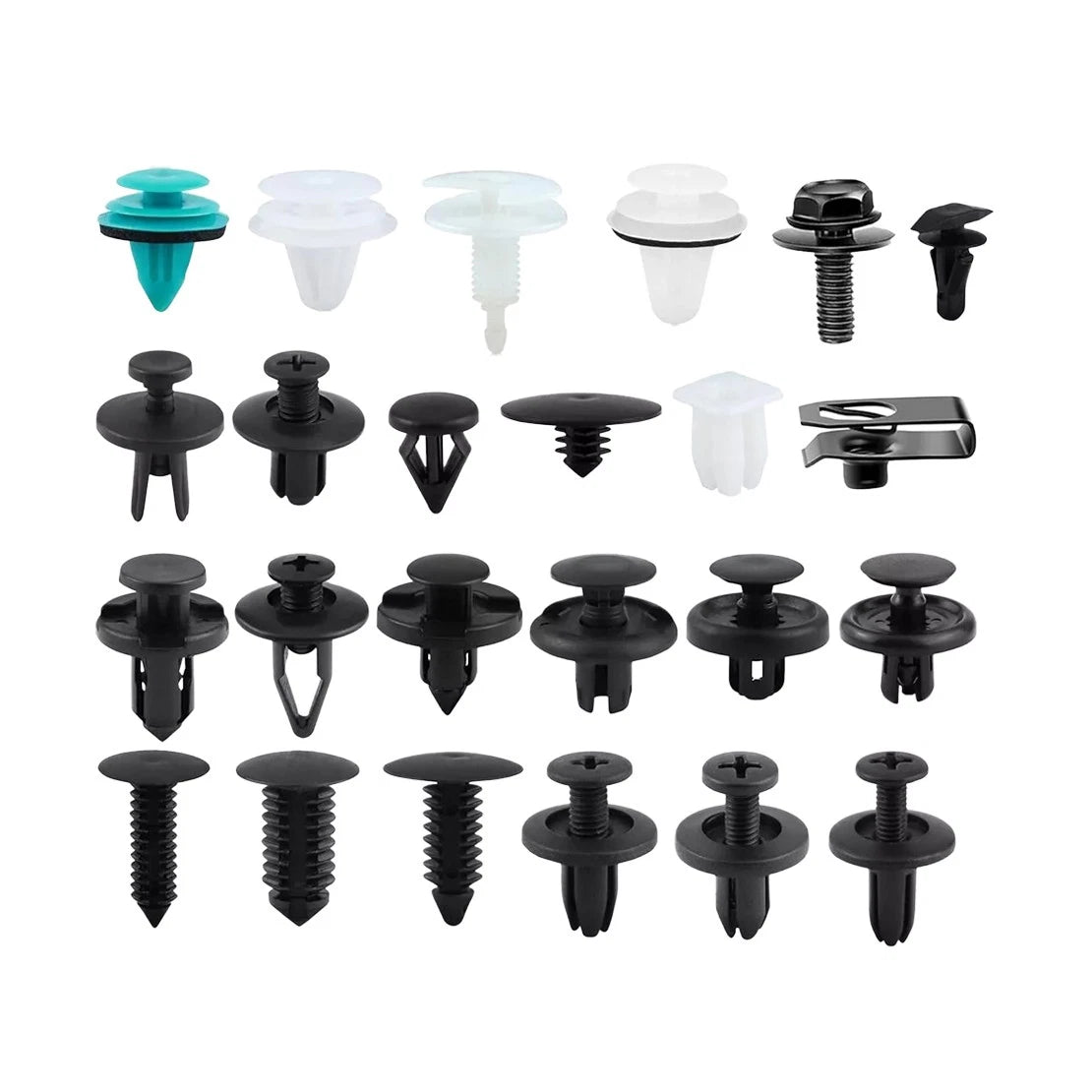 845pcs Car Retainer Clips Fasteners Push Trim Rivet Kit for Auto (All Years)