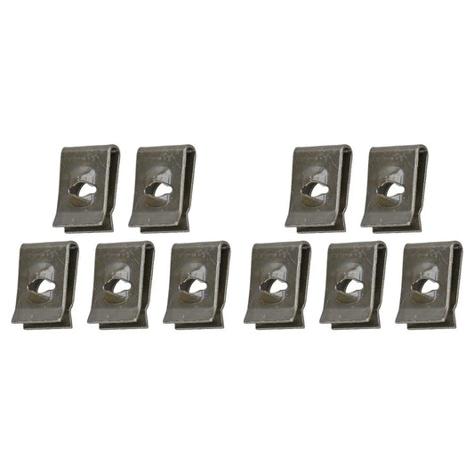 10PC U-Type Groove Clips for Car Bumper Inner Fender Wheel Retainers