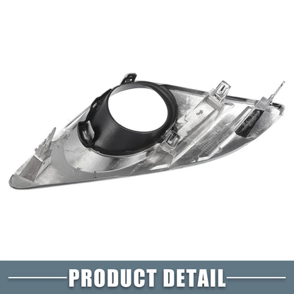 Left Fog Light Grille Cover for Toyota Camry LE Silver Tone (2018-2023)