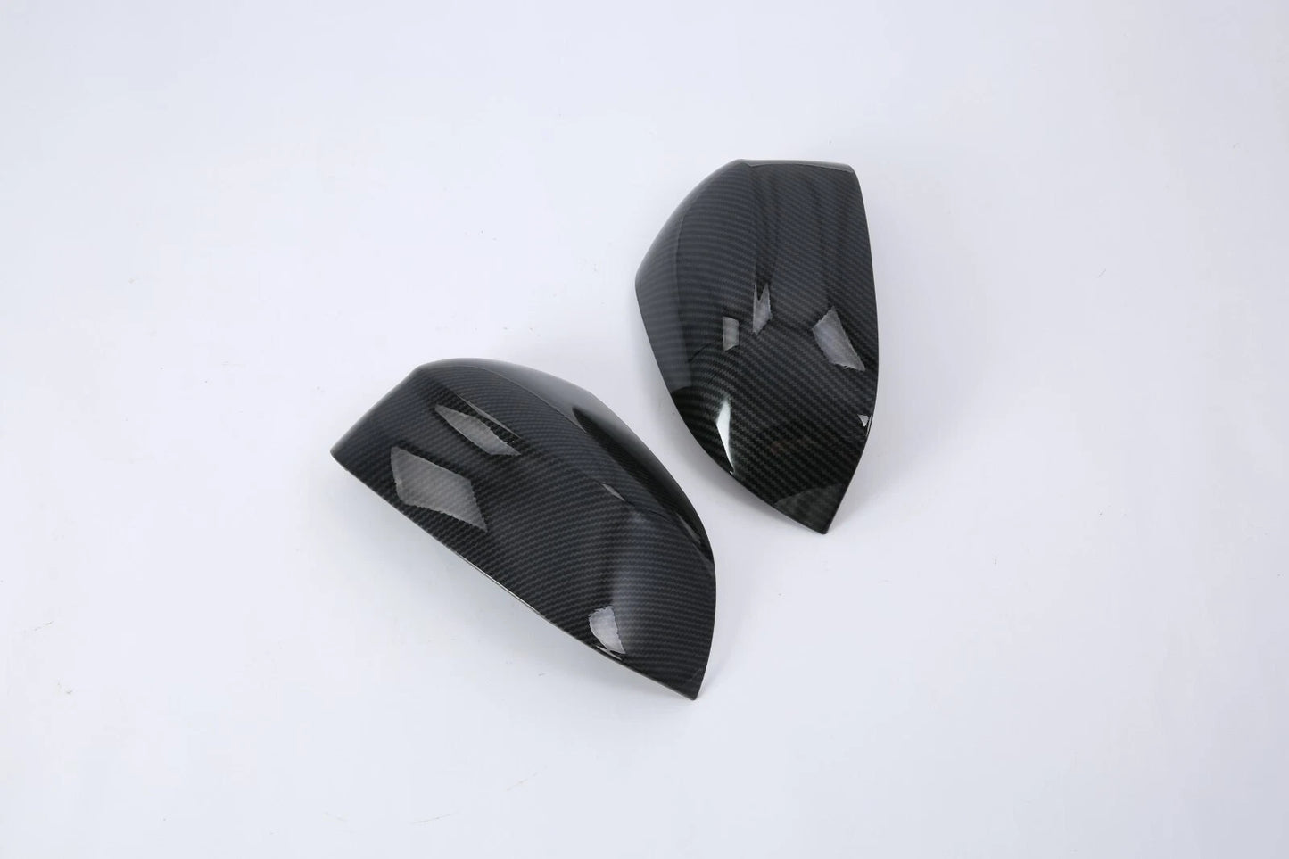 ABS Carbon Fiber Side Rearview Mirror Lid Cover Trim for BMW X3 2018-2024
