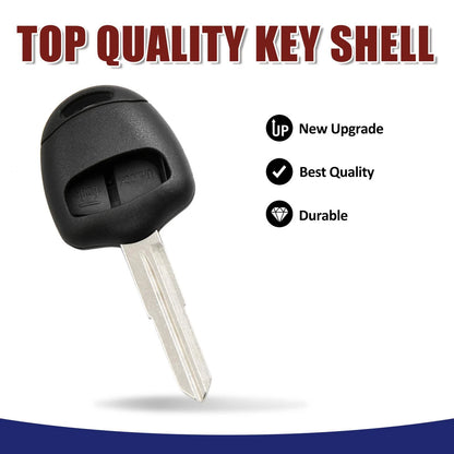 Uncut Key Fob Remote Control Case Shell for Mitsubishi L200