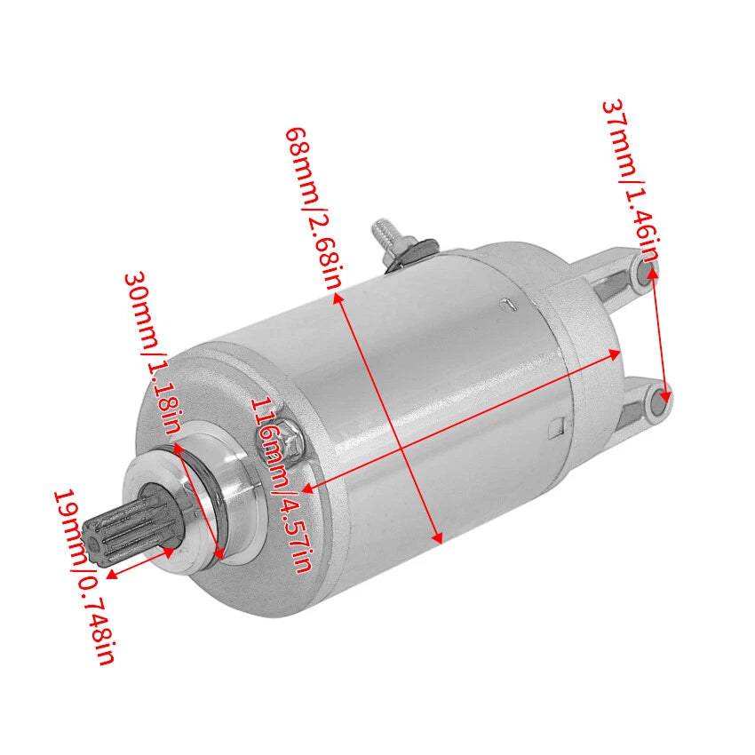 Starter Motor for Kawasaki ZX1200 Ninja ZX-12R (2000-2006)