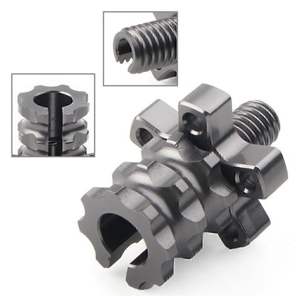 CNC M8 Clutch Brake Cable Adjuster Screw for Motorcycle Dirt Bike Grey