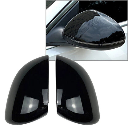 Black Rear View Mirror Covers for Mercedes Benz C-Class (2022-2023)