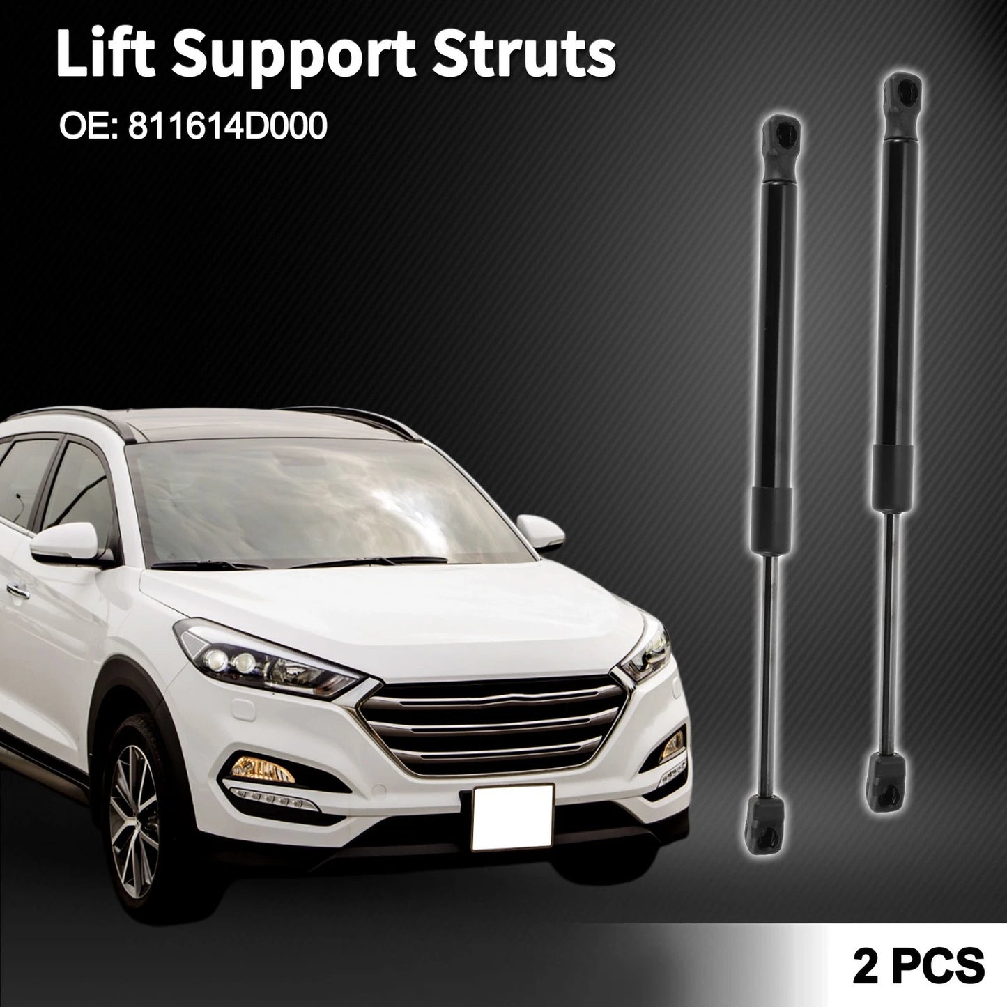 Hood Lift Supports Struts for Hyundai Entourage (2007-2009)