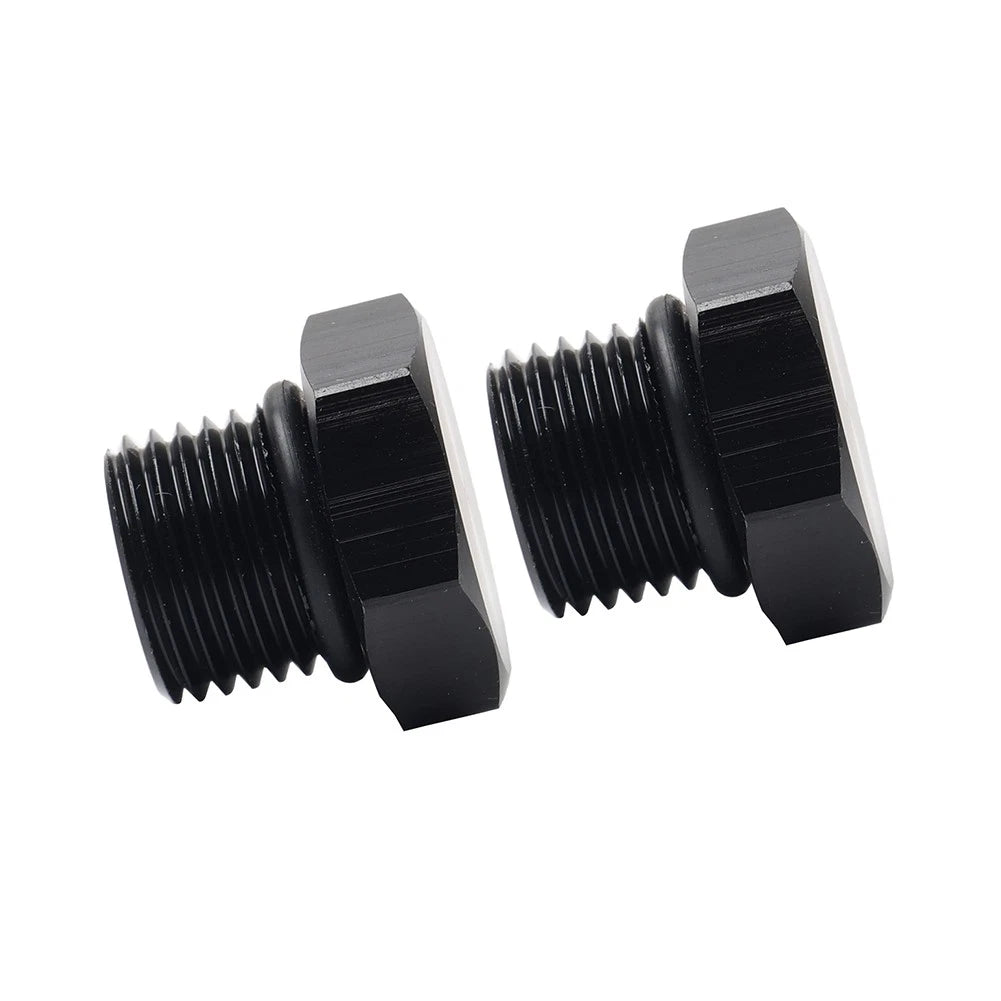 Aluminum 4AN Block Off Cap ORB Plug Male Fitting Adapters