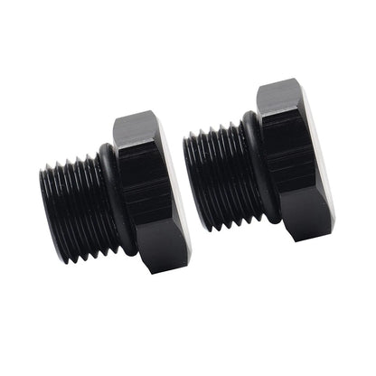 Aluminum 4AN Block Off Cap ORB Plug Male Fitting Adapters