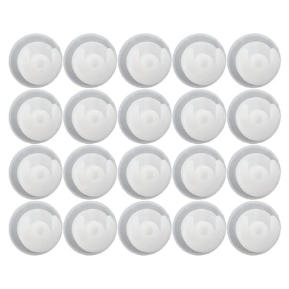 Car Clips / 20Pcs / White Panel Retainer Trim With Washers