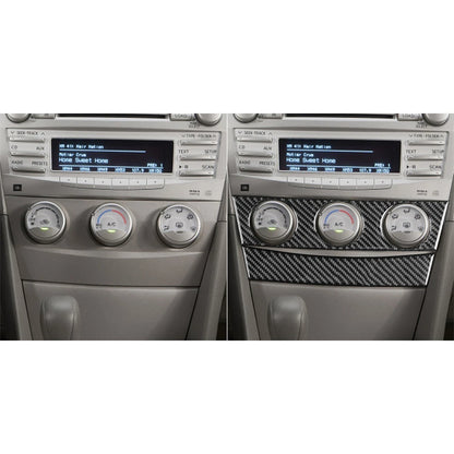Carbon Fiber Interior Console Cover Trim for Toyota Camry (2007-2011)