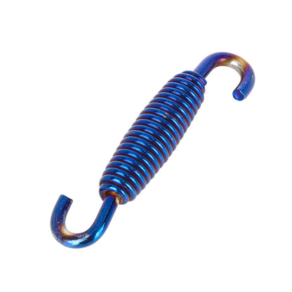 Exhaust Pipe Spring 2 x Stainless Steel Blue for Motorcycle