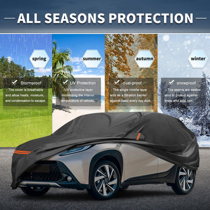 Waterproof Spunlace Cotton Car Cover for Toyota Aygo X (2022-2024)